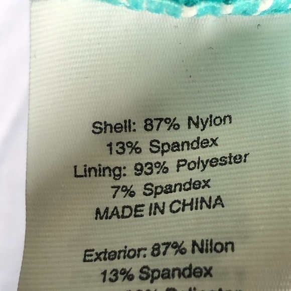 Bleu Rod Beattie Wave Runner Ruffle One Piece Swimsuit Turquoise - Picture 5 of 15